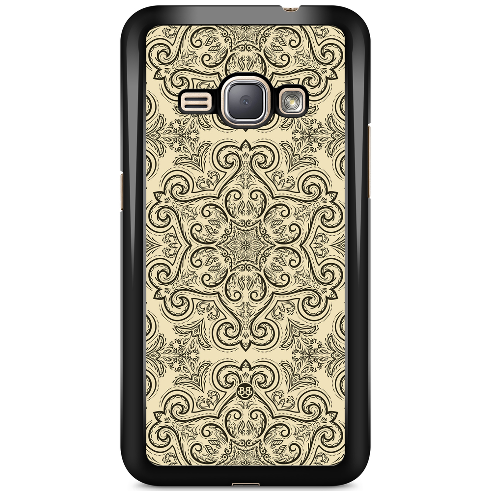 Samsung Galaxy J1 (2016) Case - Beige Retro Pattern