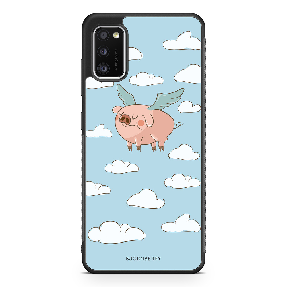 Samsung Galaxy A41 Case - Flying Pig