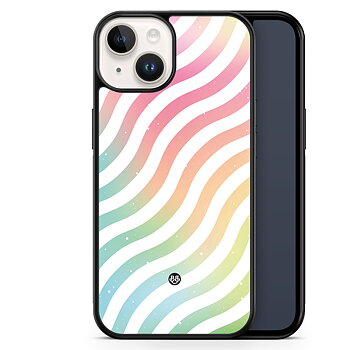 iPhone 14 Case - Wavy Rainbow