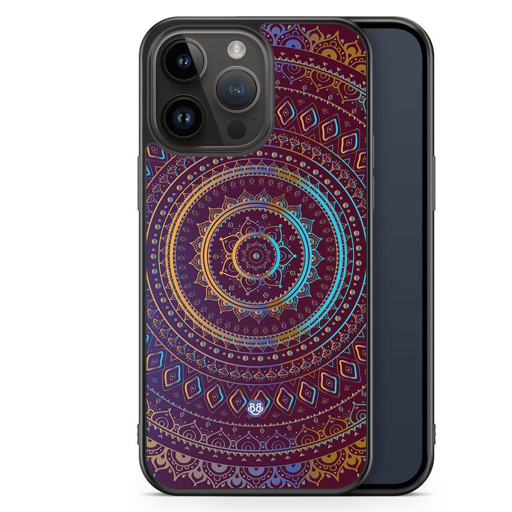iPhone 14 Pro Max Case - Purple Mandala