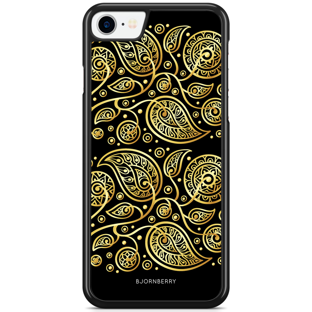 iPhone 7 Case - Gold Flowers