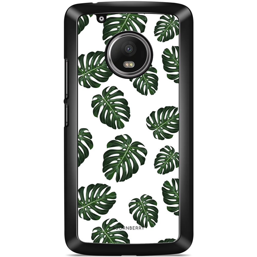 Moto G5 Plus Case - Monstera Pattern