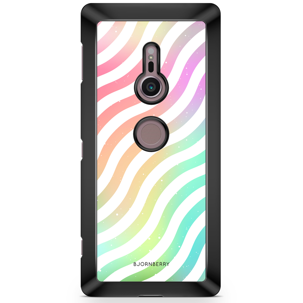Sony Xperia XZ2 Case  - Wavy Rainbow