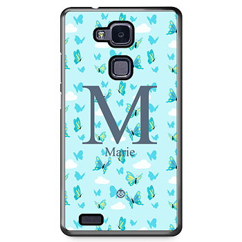 Huawei Honor 5X Case Custom - AWAKEN - Butterfly Blue