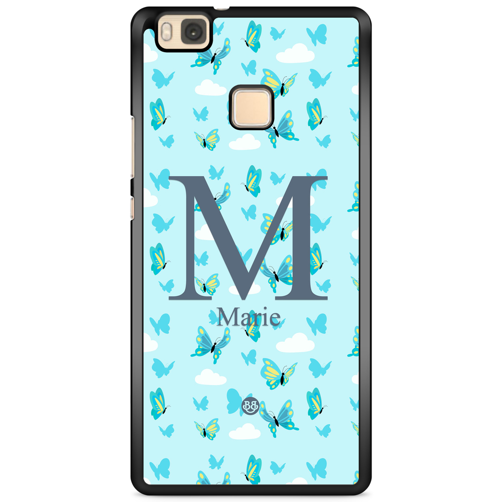 Huawei P9 Lite Case Custom - AWAKEN - Butterfly Blue