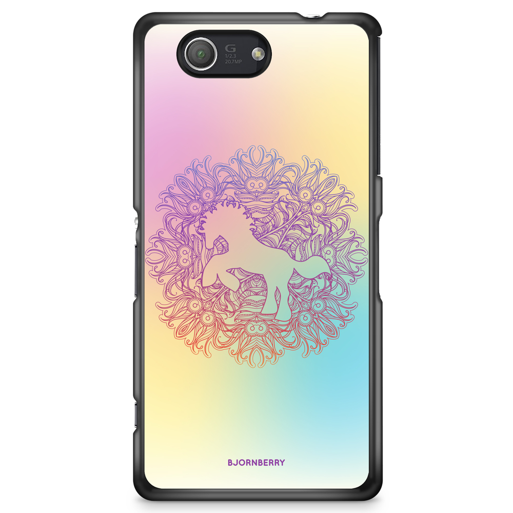 Sony Xperia Z3 Compact Case - Rainbow Unicorn
