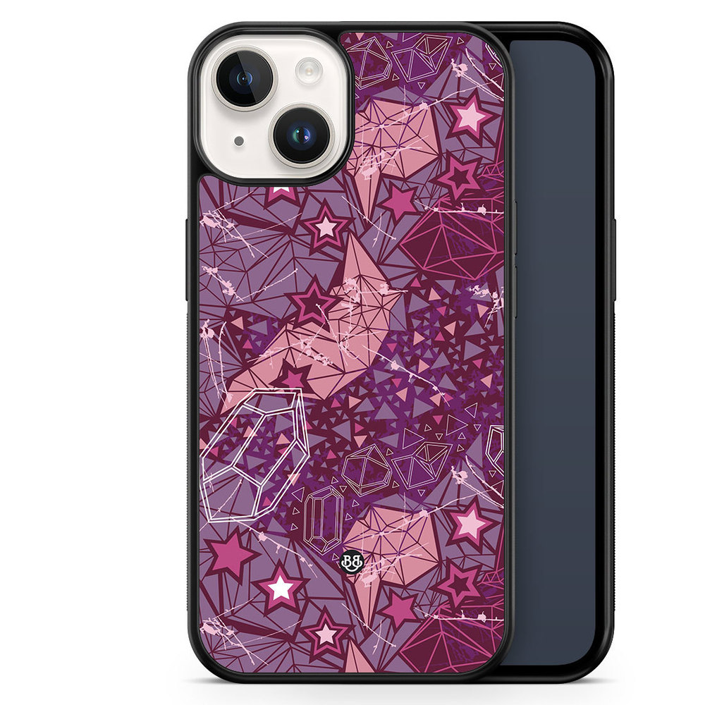 iPhone 14 Case - Purple Stars