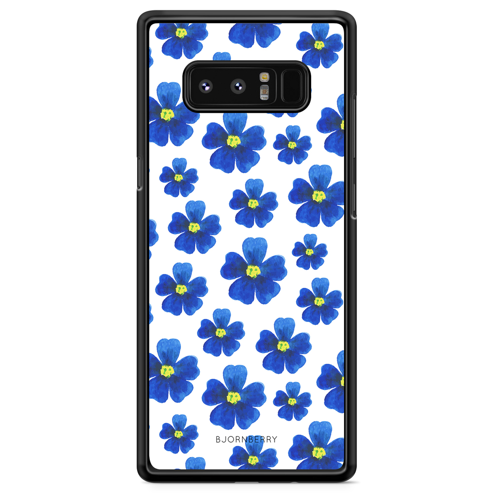 Samsung Galaxy Note 8 Case - Blue Flowers