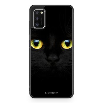 Samsung Galaxy A41 Case - Black Cat Close Up