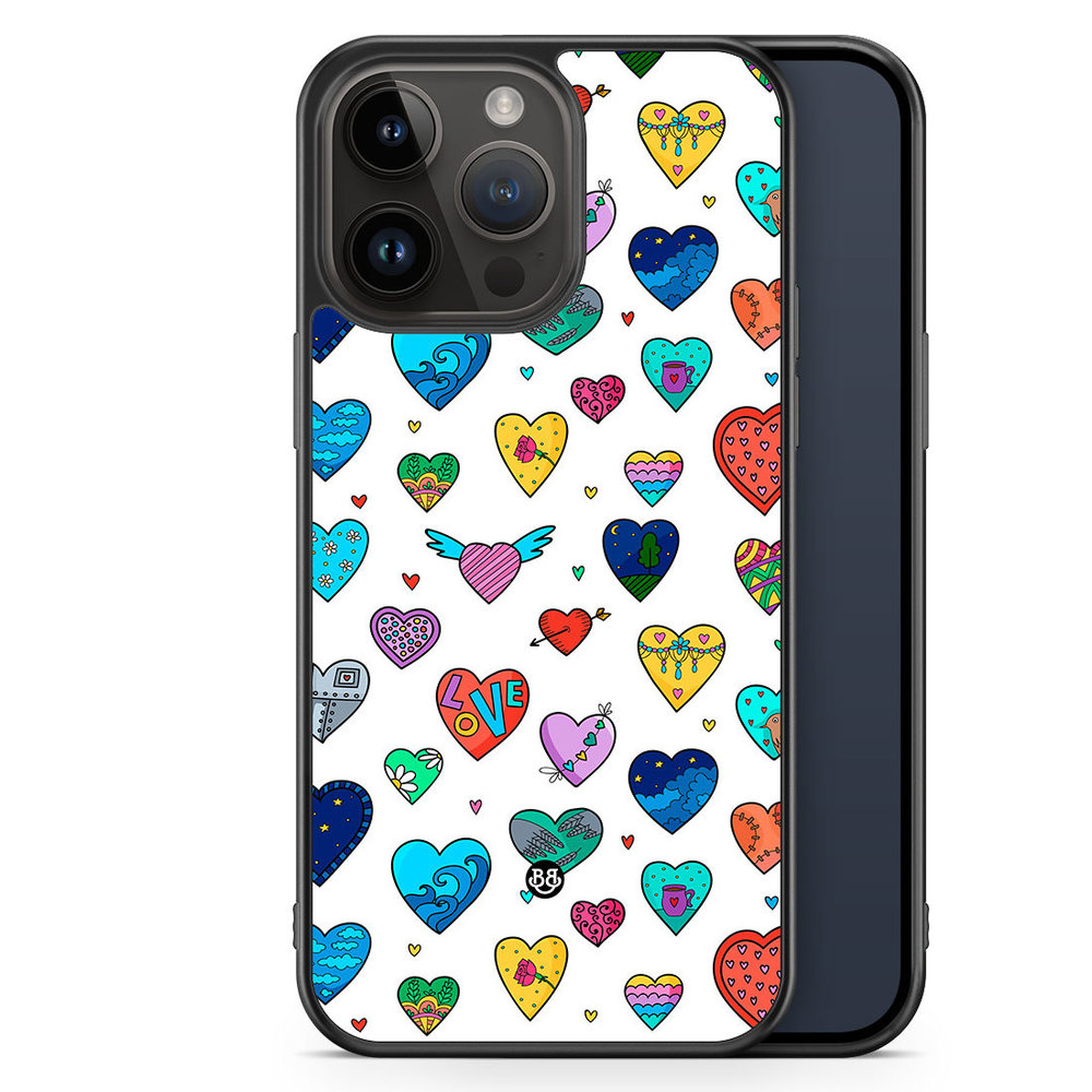 iPhone 14 Pro Max Case - Hearts