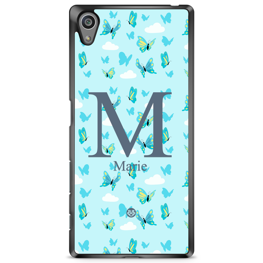 Sony Xperia Z5 Premium Case Custom - AWAKEN - Butterfly Blue