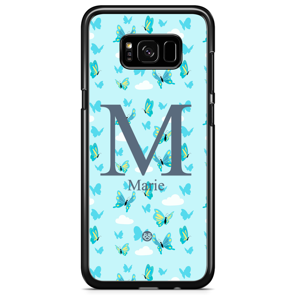 Samsung Galaxy S8 Plus Case Custom - AWAKEN - Butterfly Blue