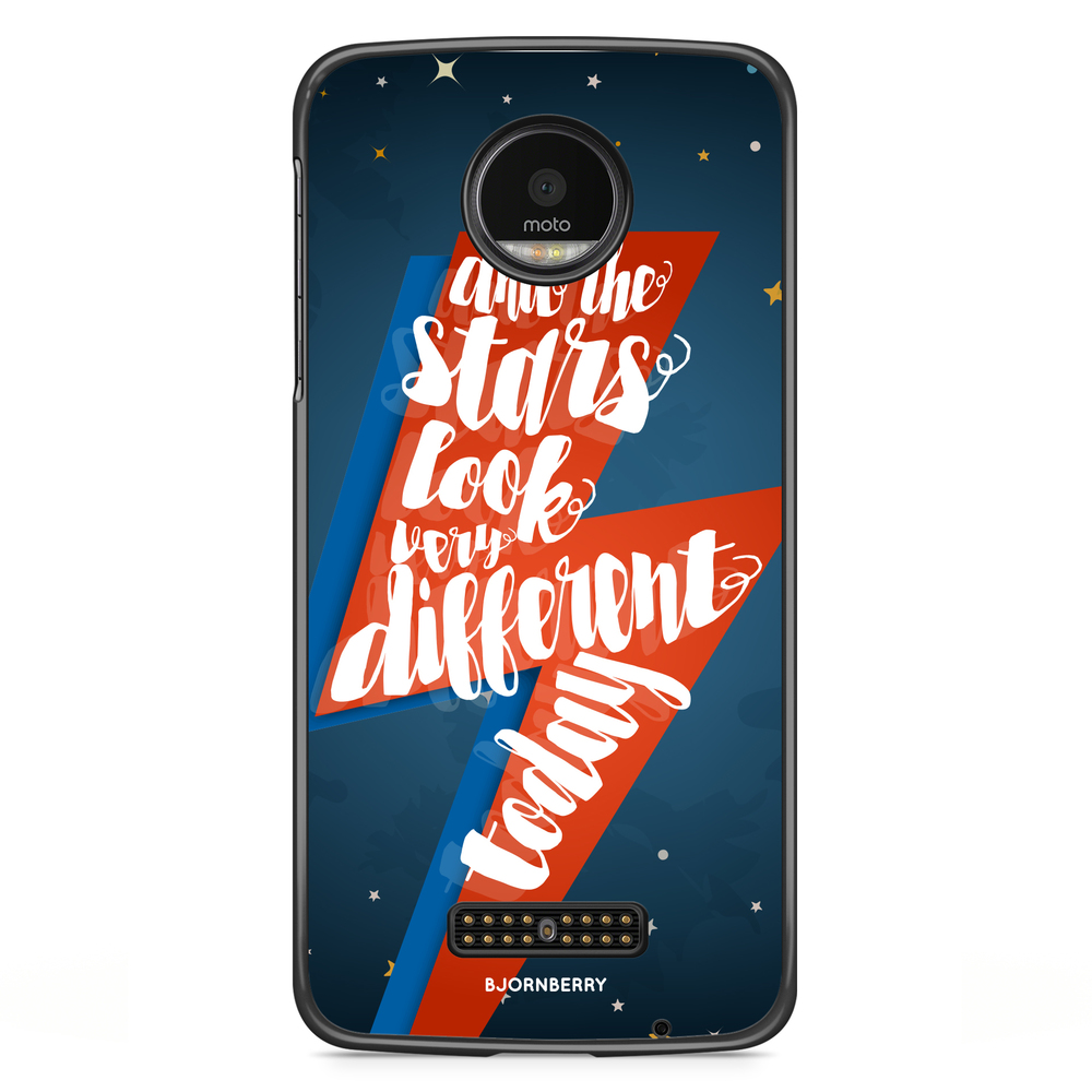 Moto Z2 Play Case - Bowie text