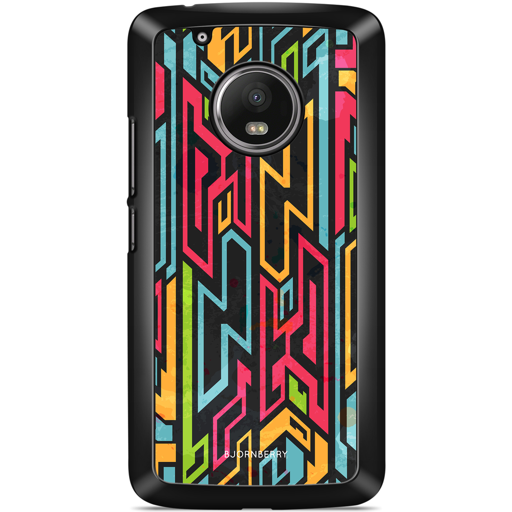 Moto G5 Plus Case - Colored Tribal