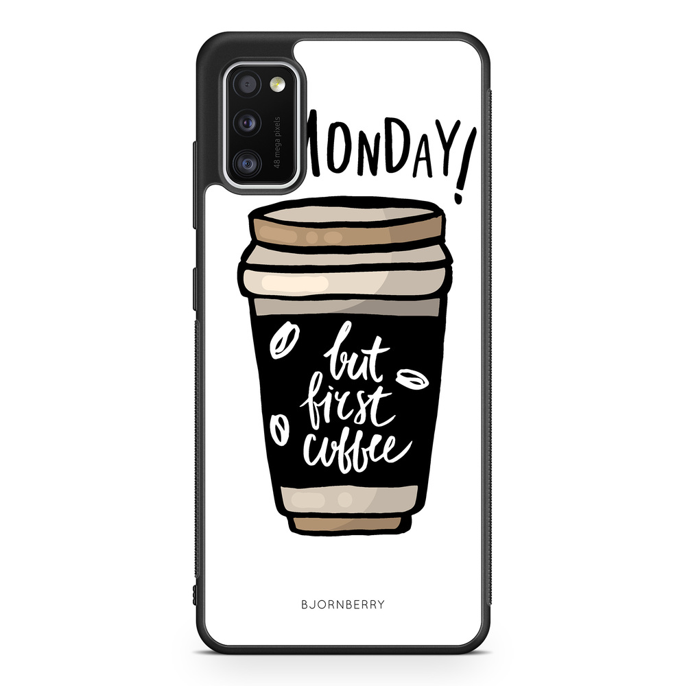 Samsung Galaxy A41 Case - But First Coffee