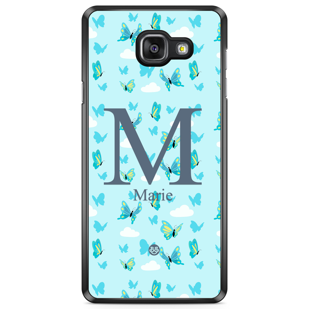 Samsung Galaxy A5 6 (2016) Case Custom - AWAKEN - Butterfly Blue