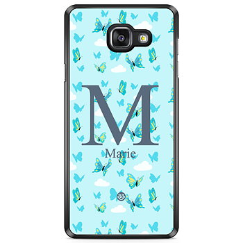 Samsung Galaxy A5 6 (2016) Skal Custom - AWAKEN - Butterfly Blue