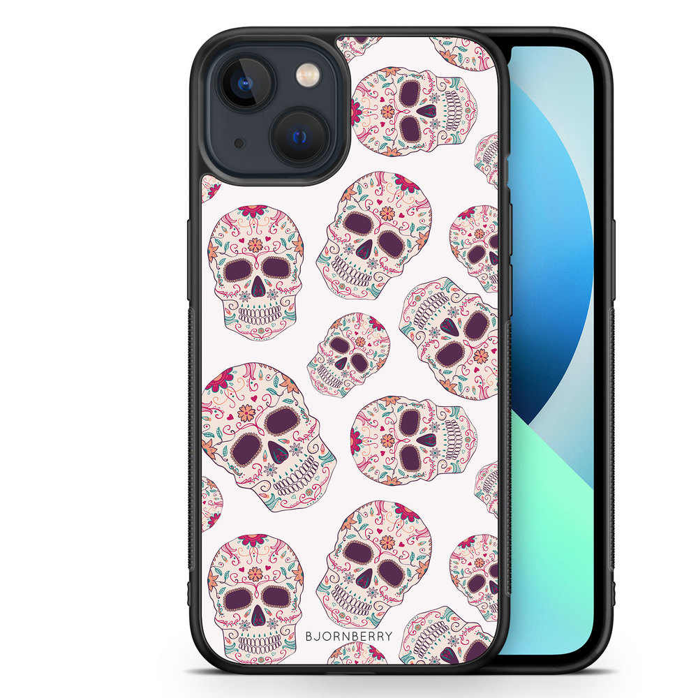 iPhone 13 Mini Case - Calavera Skulls