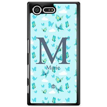 Sony Xperia X Compact Skal Custom - AWAKEN - Butterfly Blue