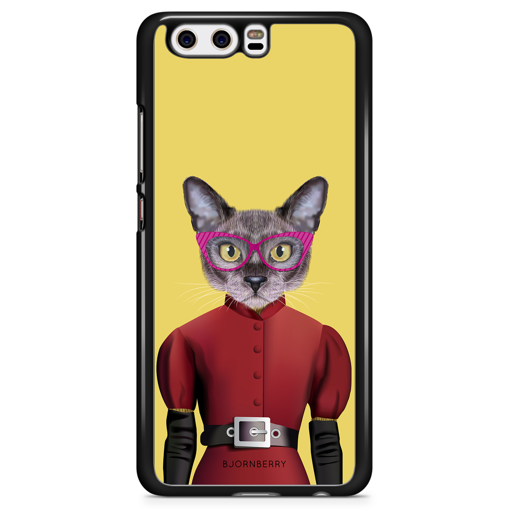 Huawei P10 Case - Hipster Cat