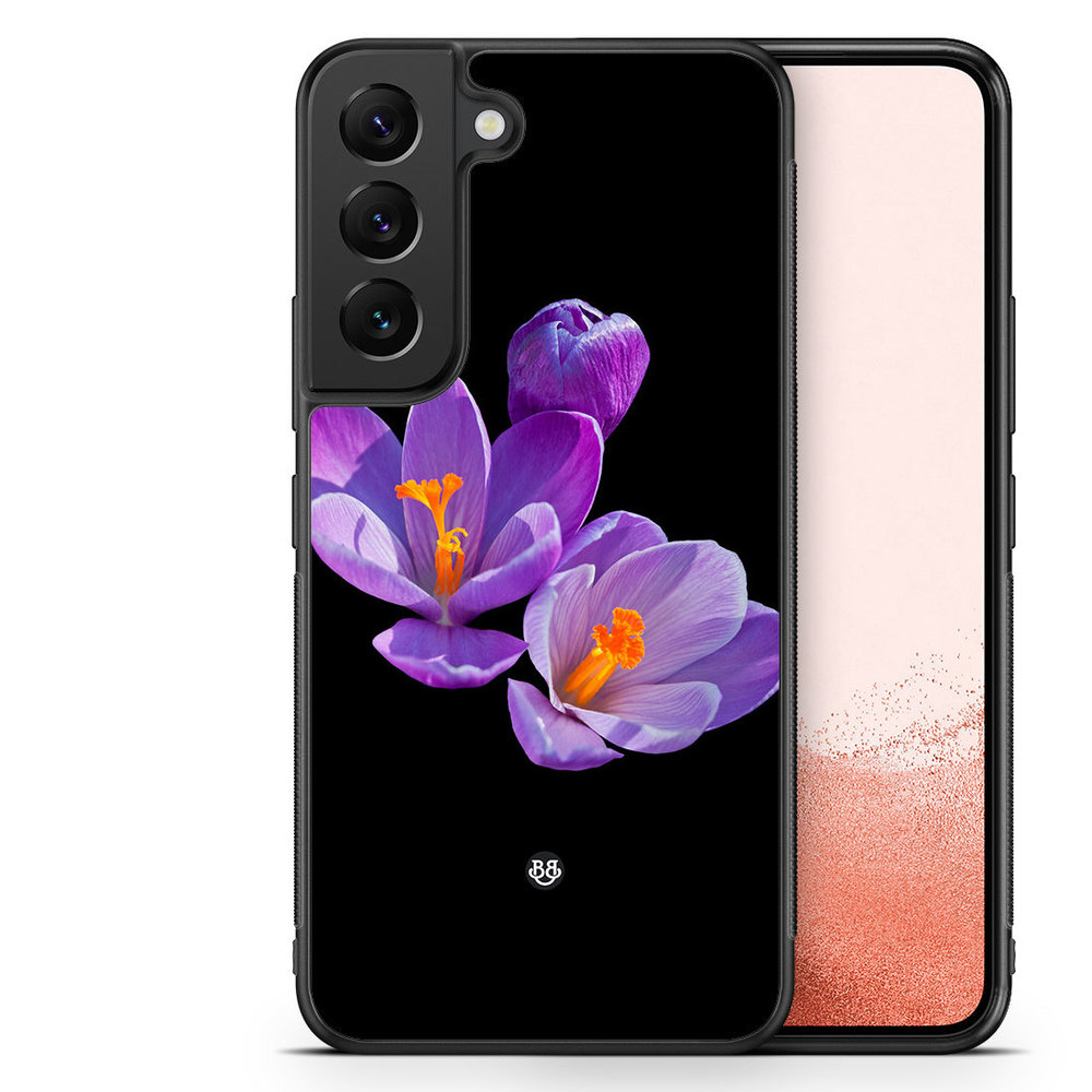 Samsung Galaxy S23 Plus 5G Case - Purple Flowers