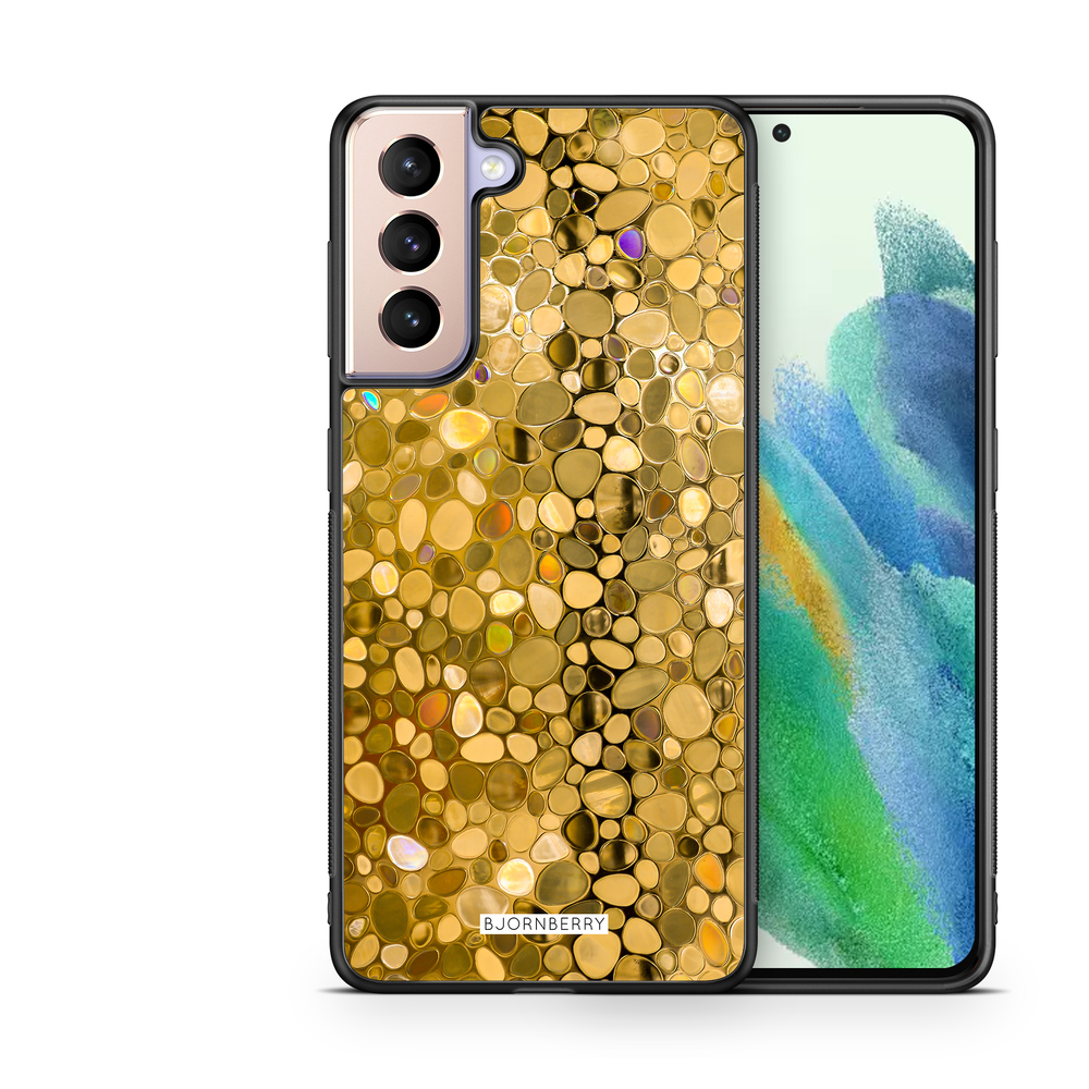 Samsung Galaxy S21 FE 5G Case - Stained Glass Gold