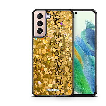 Samsung Galaxy S21 FE 5G Case - Stained Glass Gold