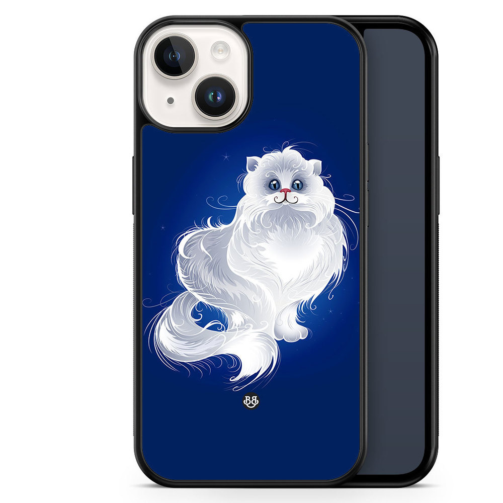 iPhone 14 Case - White Cat