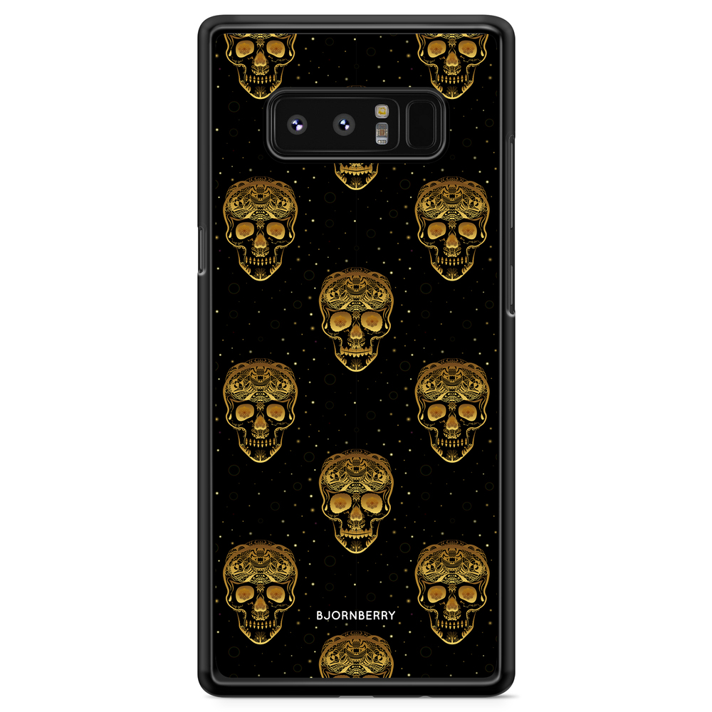 Samsung Galaxy Note 8 Case - Gold Skulls