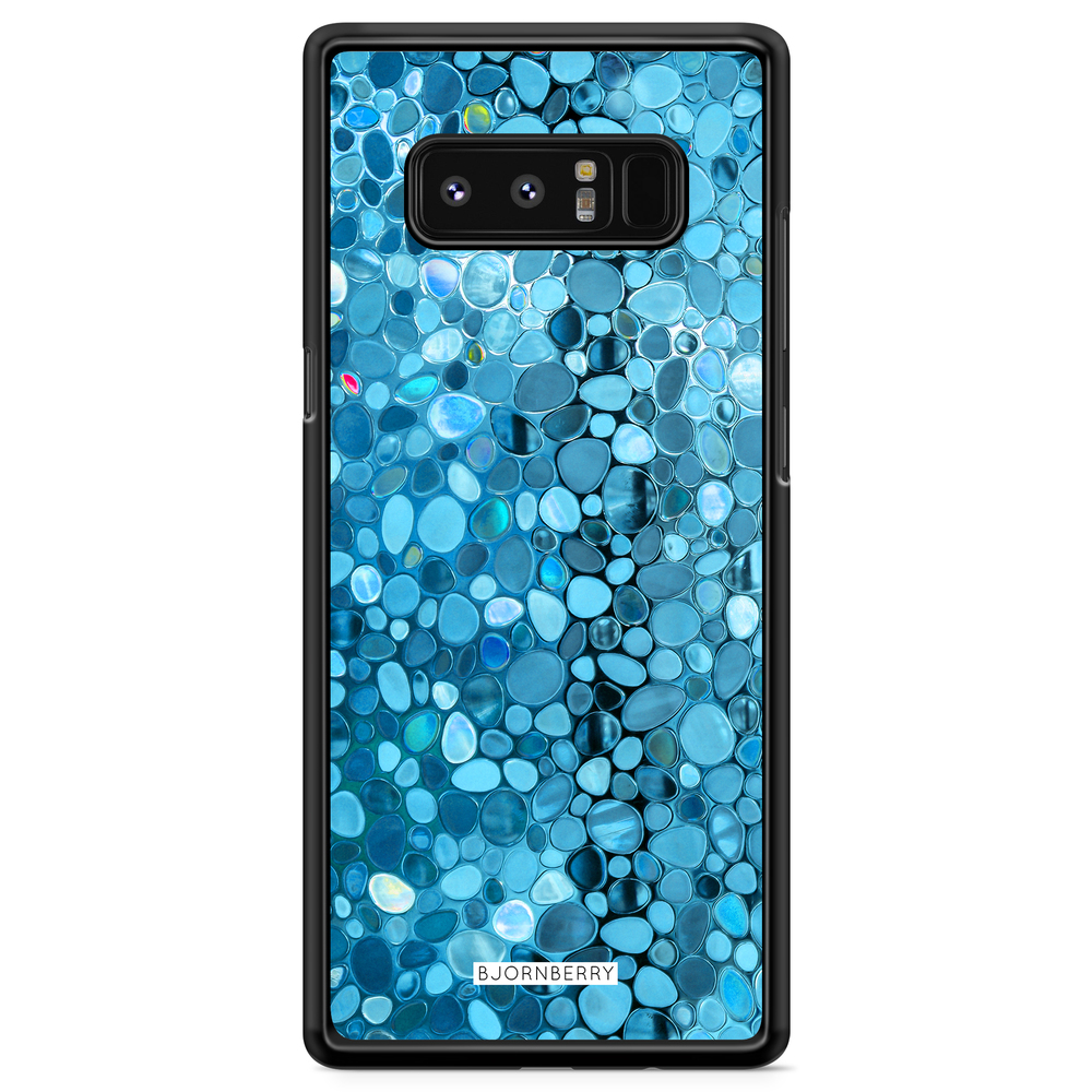 Samsung Galaxy Note 8 Case - Stained Glass Blue