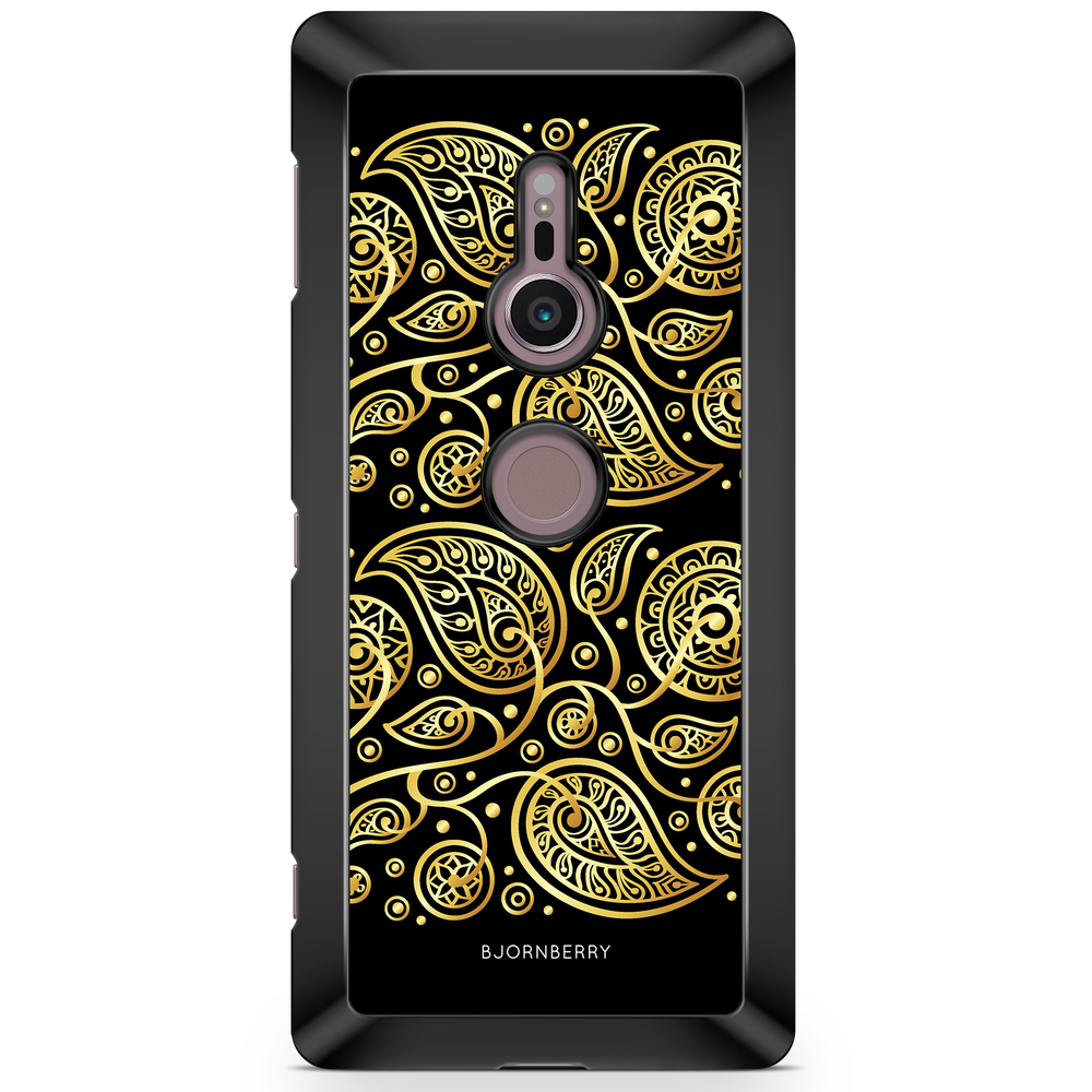 Sony Xperia XZ2 Case  - Gold Flowers