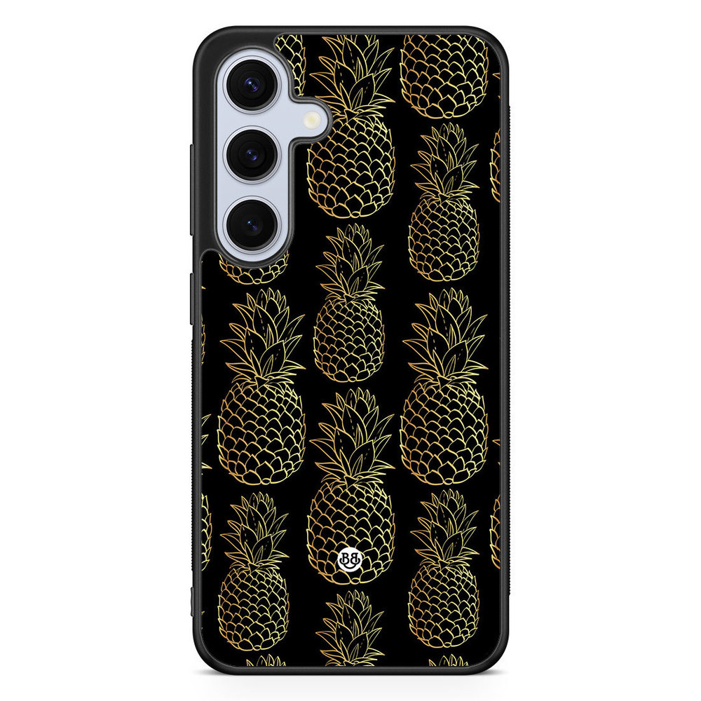 Samsung Galaxy S24 FE Case - Gold Pineapples