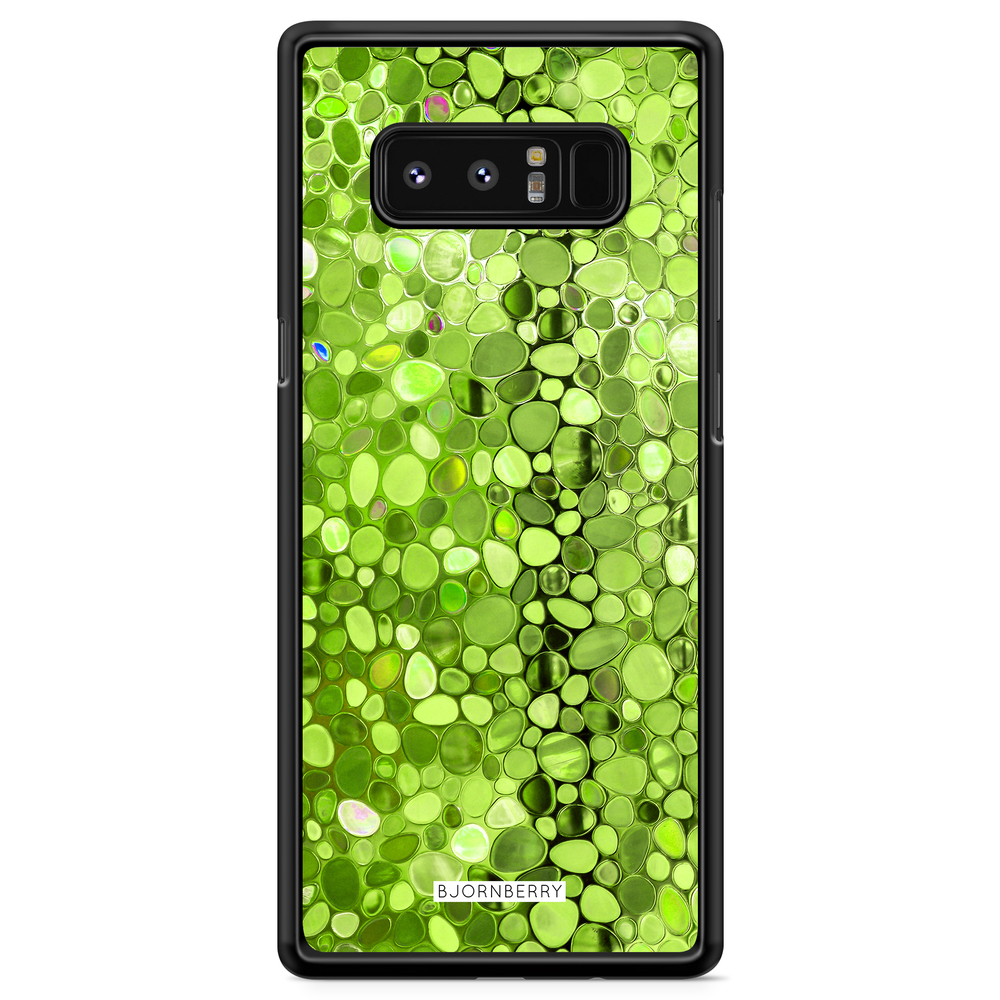 Samsung Galaxy Note 8 Case - Stained Glass Green