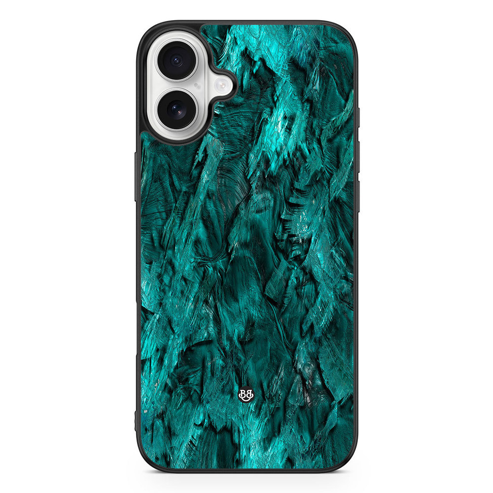 iPhone 16 Plus Case - Green Crystal