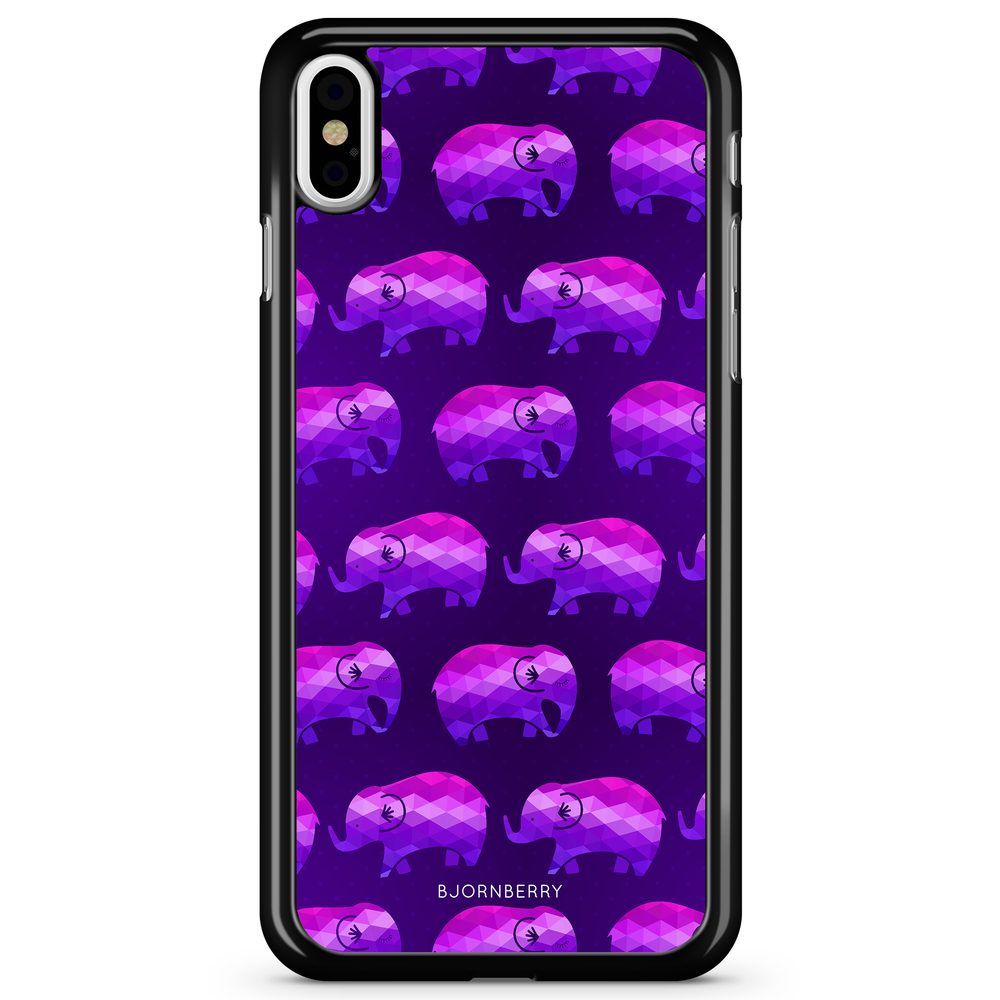 iPhone X / XS Case - Purple Elephant