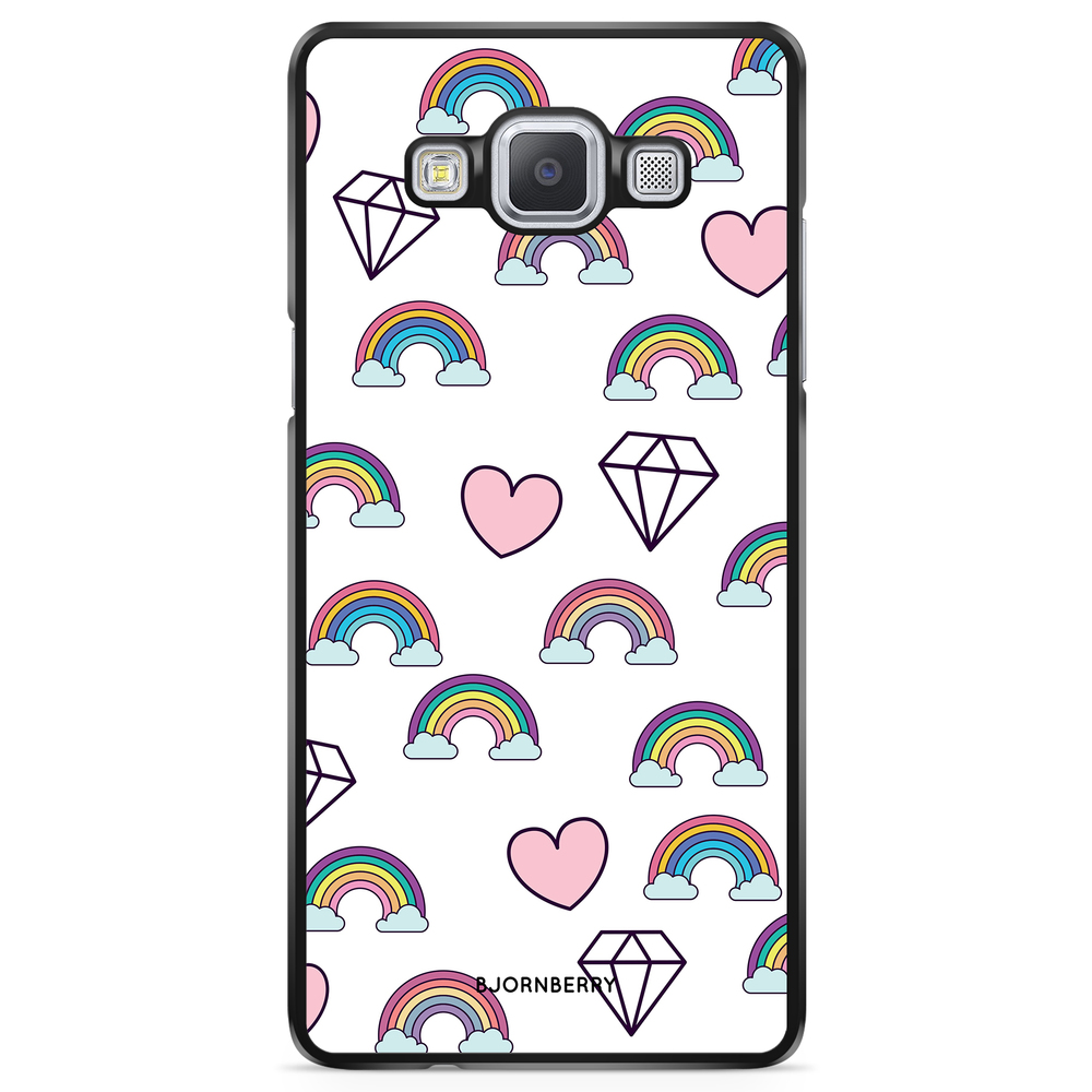Samsung Galaxy A5 (2015) Case - Rainbows & Diamonds