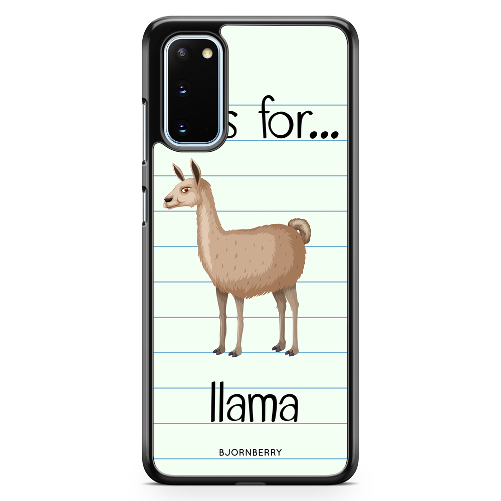 Samsung Galaxy S20 Case - L Is For Llama