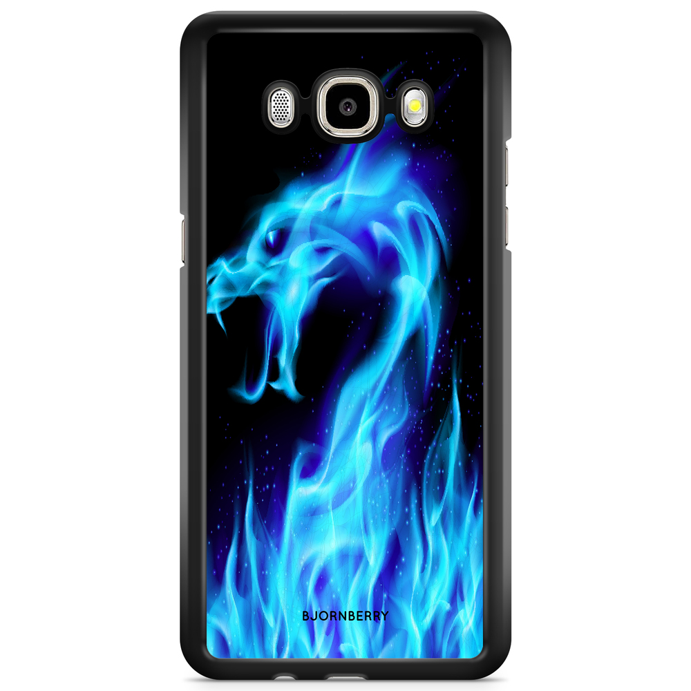 Samsung Galaxy J3 (2016) Case - Blue Flames Dragon