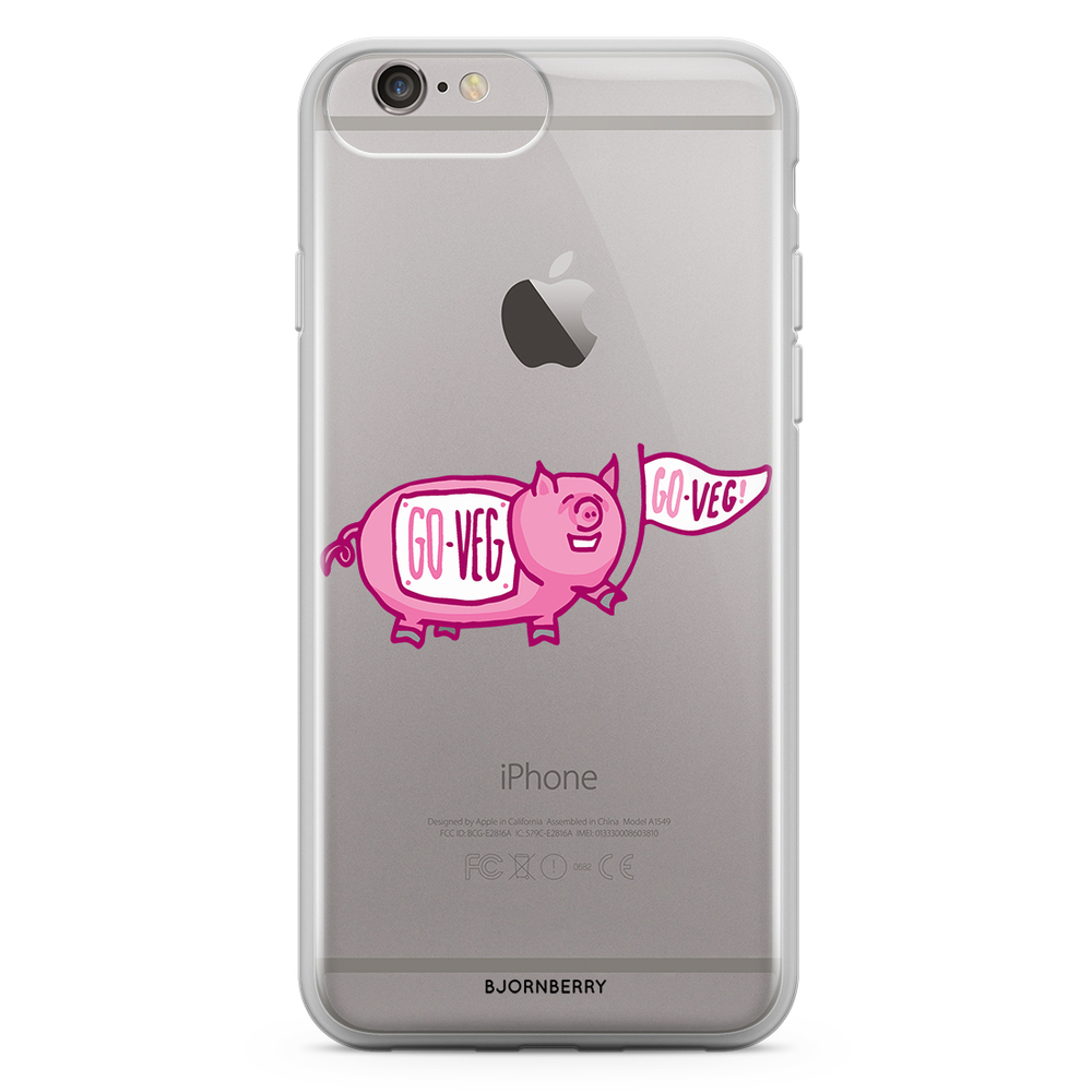 iPhone 6 Plus/6s Plus Fashion Skal - Rosa Gris