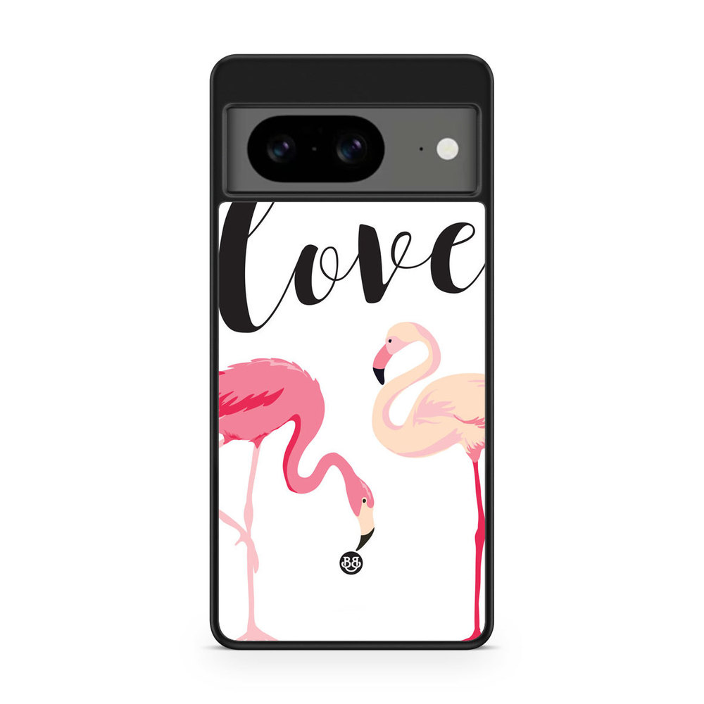 Google Pixel 8 Case - Love Flamingo