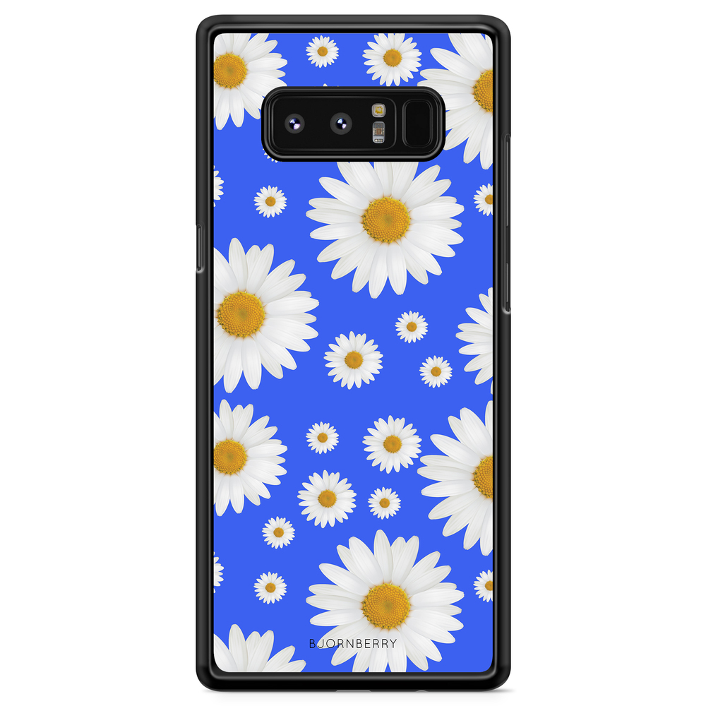 Samsung Galaxy Note 8 Case - Blue Daisy Flowers