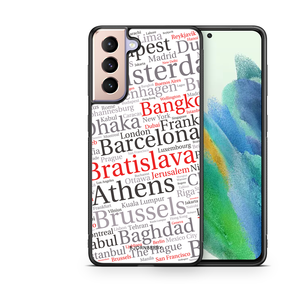 Samsung Galaxy S21 FE 5G Case - City Names