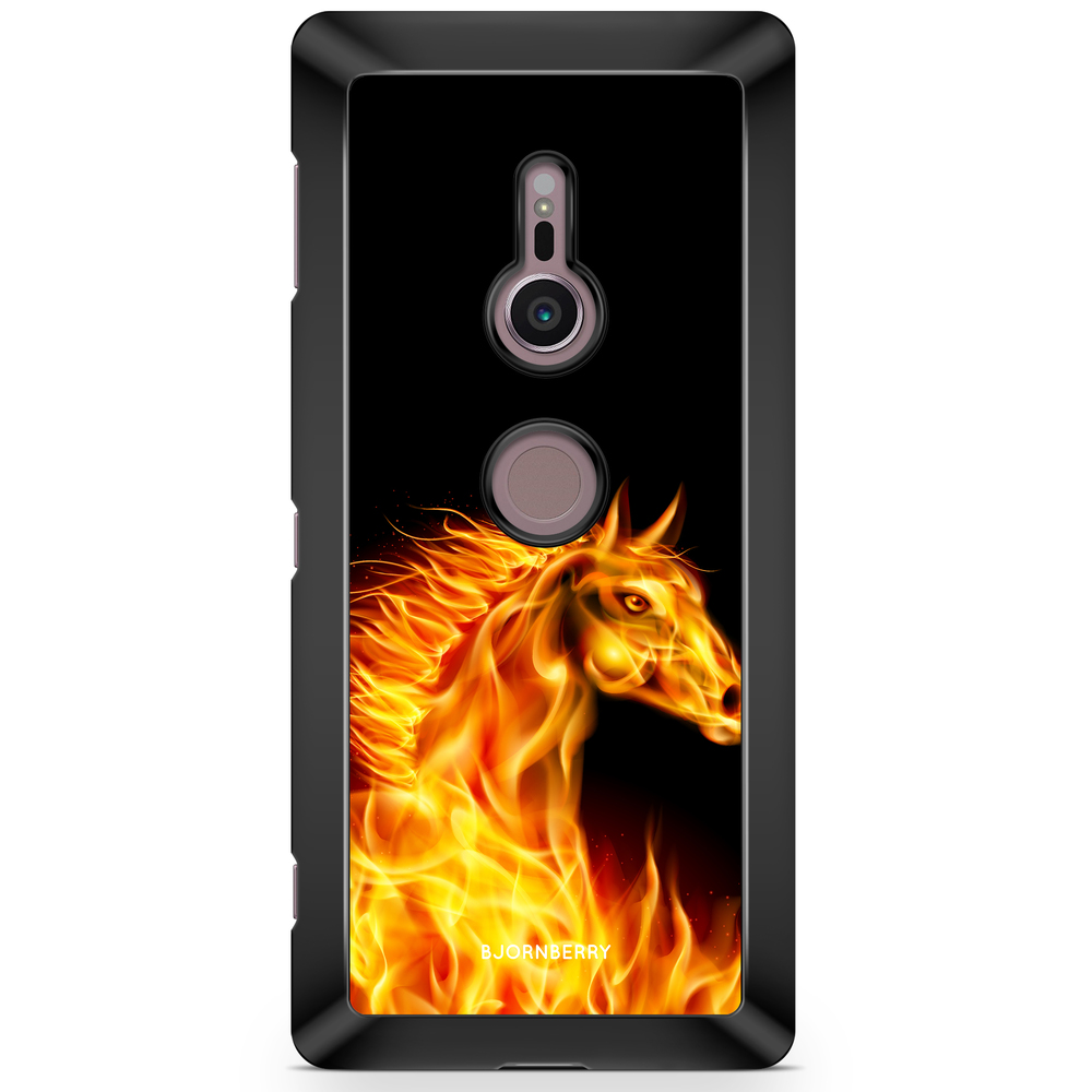 Sony Xperia XZ2 Case  - Flames Horse