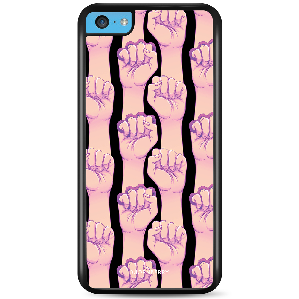 iPhone 5C Case - Hand Pattern