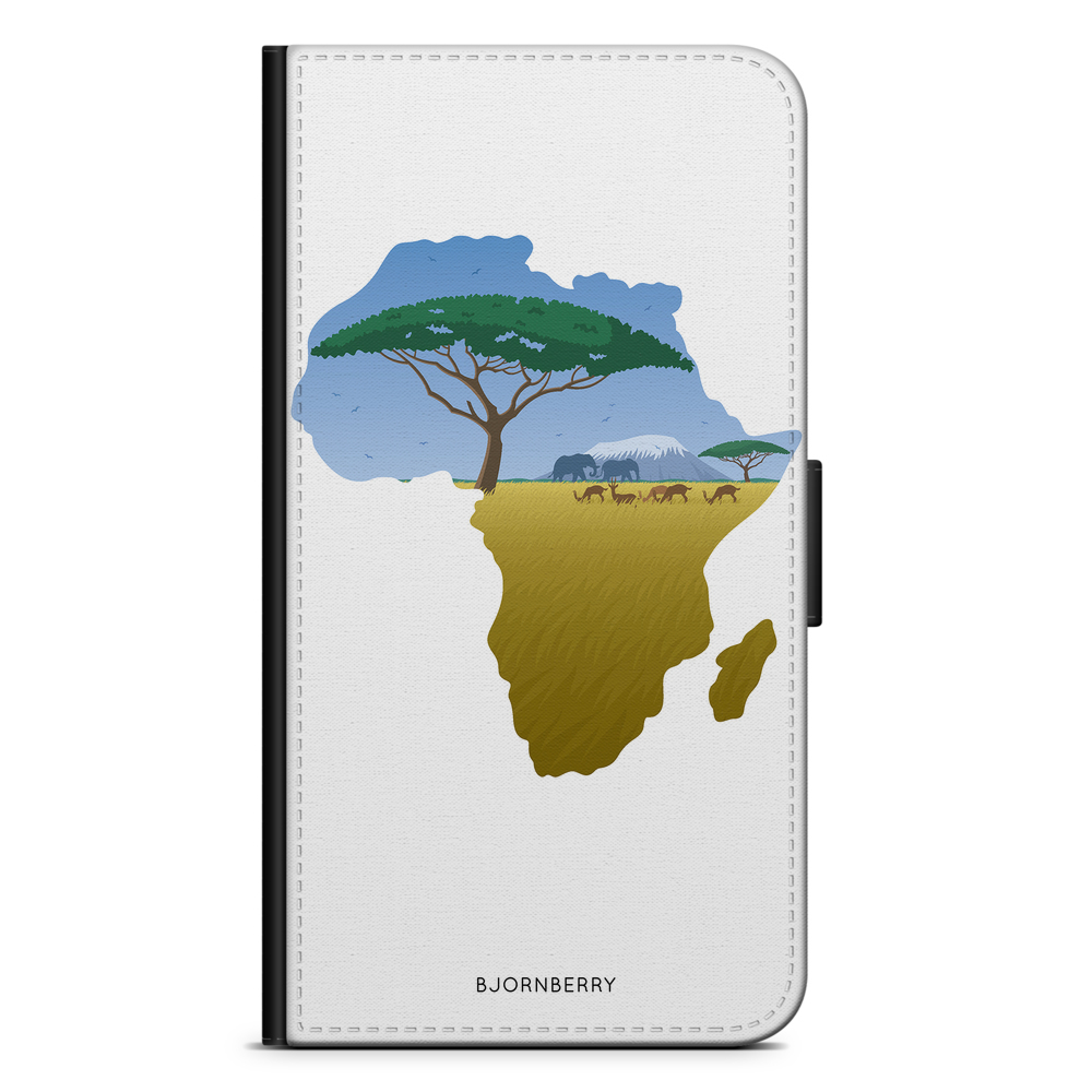 Sony Xperia 10 Plånboksfodral - Afrika Vit