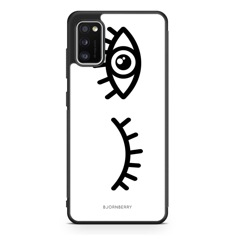 Samsung Galaxy A41 Case - Black Eyes