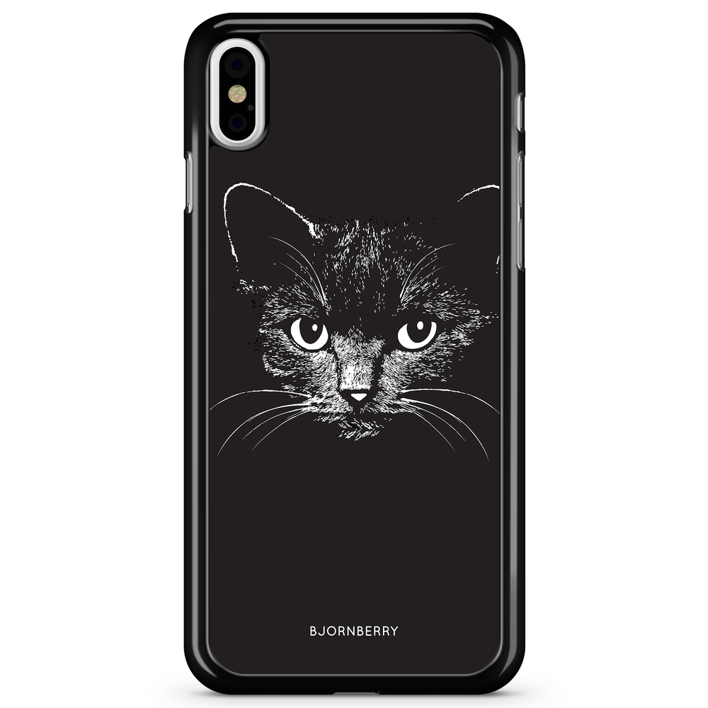 iPhone X / XS Case - Black/White Cat