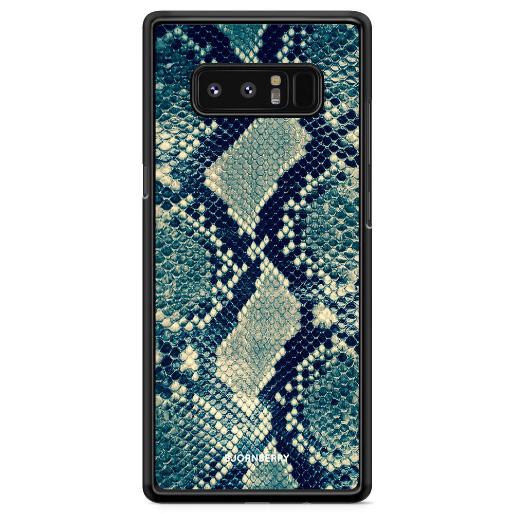 Samsung Galaxy Note 8 Case - Blue Snakeskin