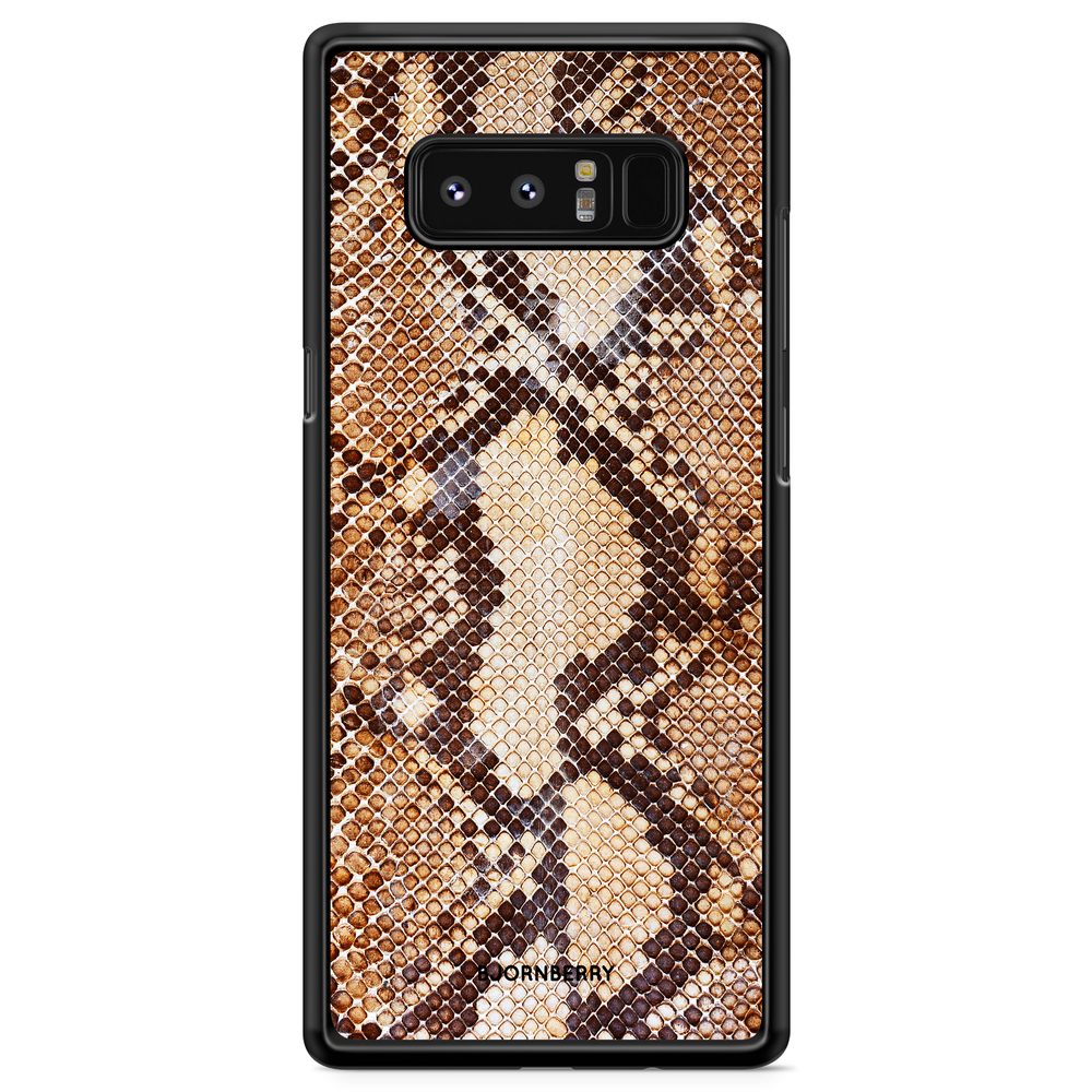 Samsung Galaxy Note 8 Case - Snakeskin Brown