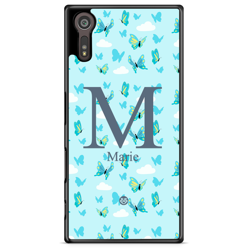 Sony Xperia XZ / XZs Case Custom - AWAKEN - Butterfly Blue
